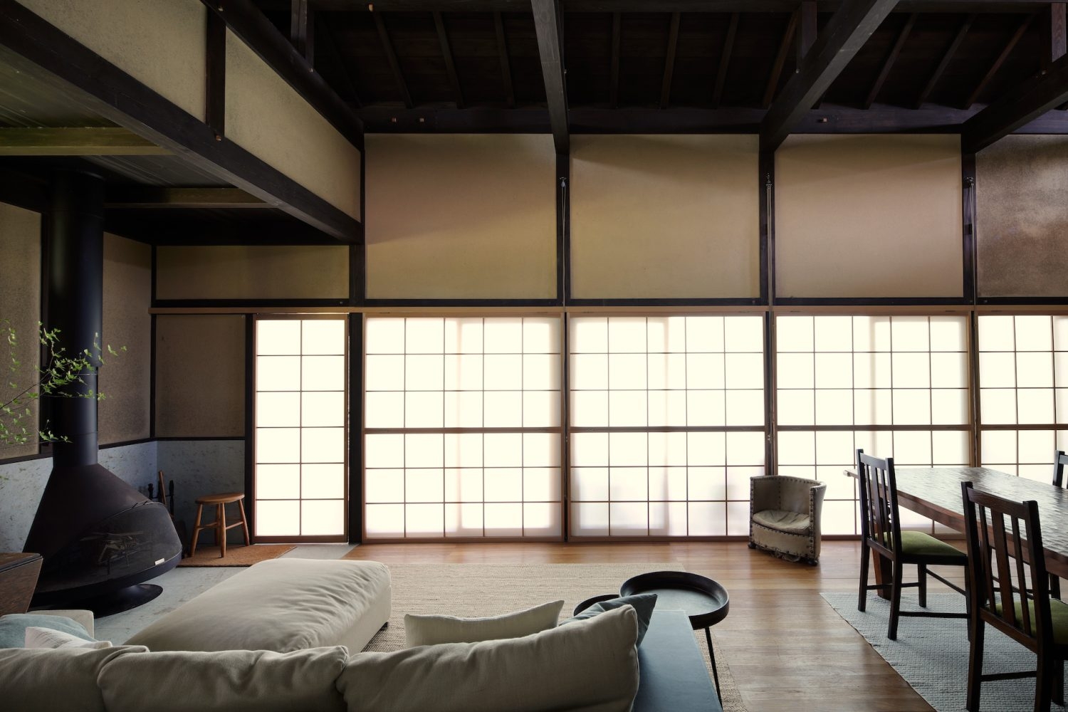 障子を閉めた状態