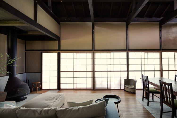 障子を閉めた状態