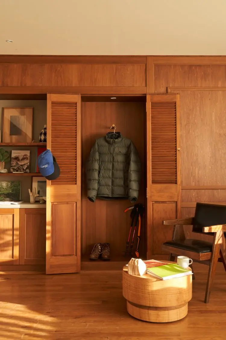 クローゼットを利用して