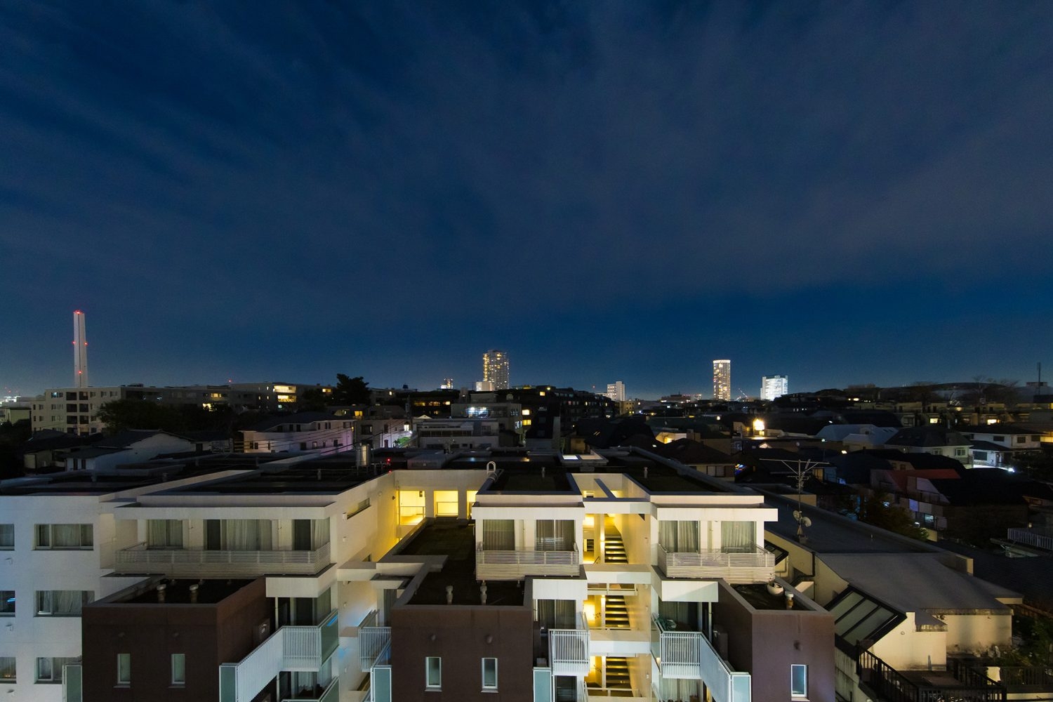 バルコニー南 夜