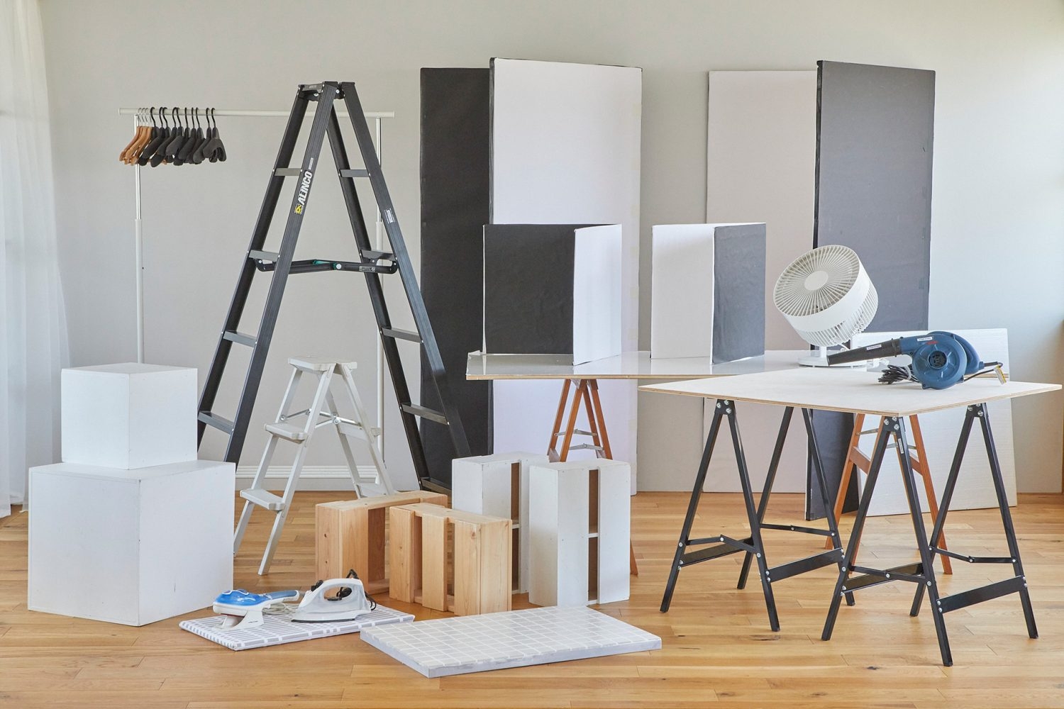 カポック箱馬など補助機材も充実