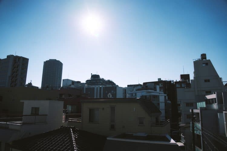 バルコニーからの風景