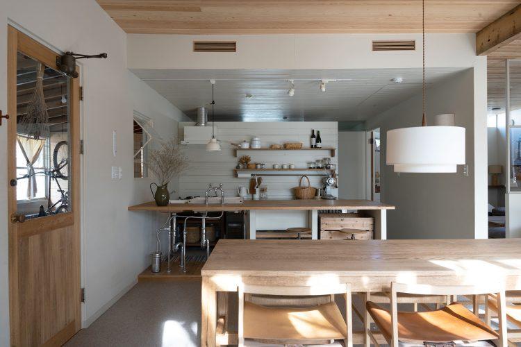 木製カウンターキッチン・ダイニング