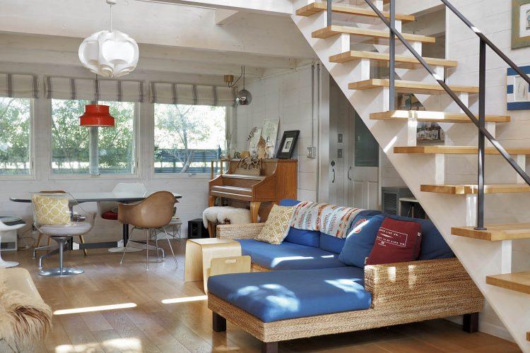 1F 吹き抜けリビング