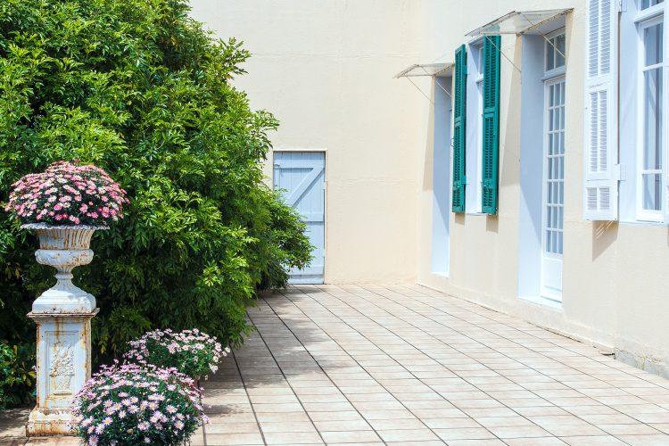 ゆとりある50㎡のテラス