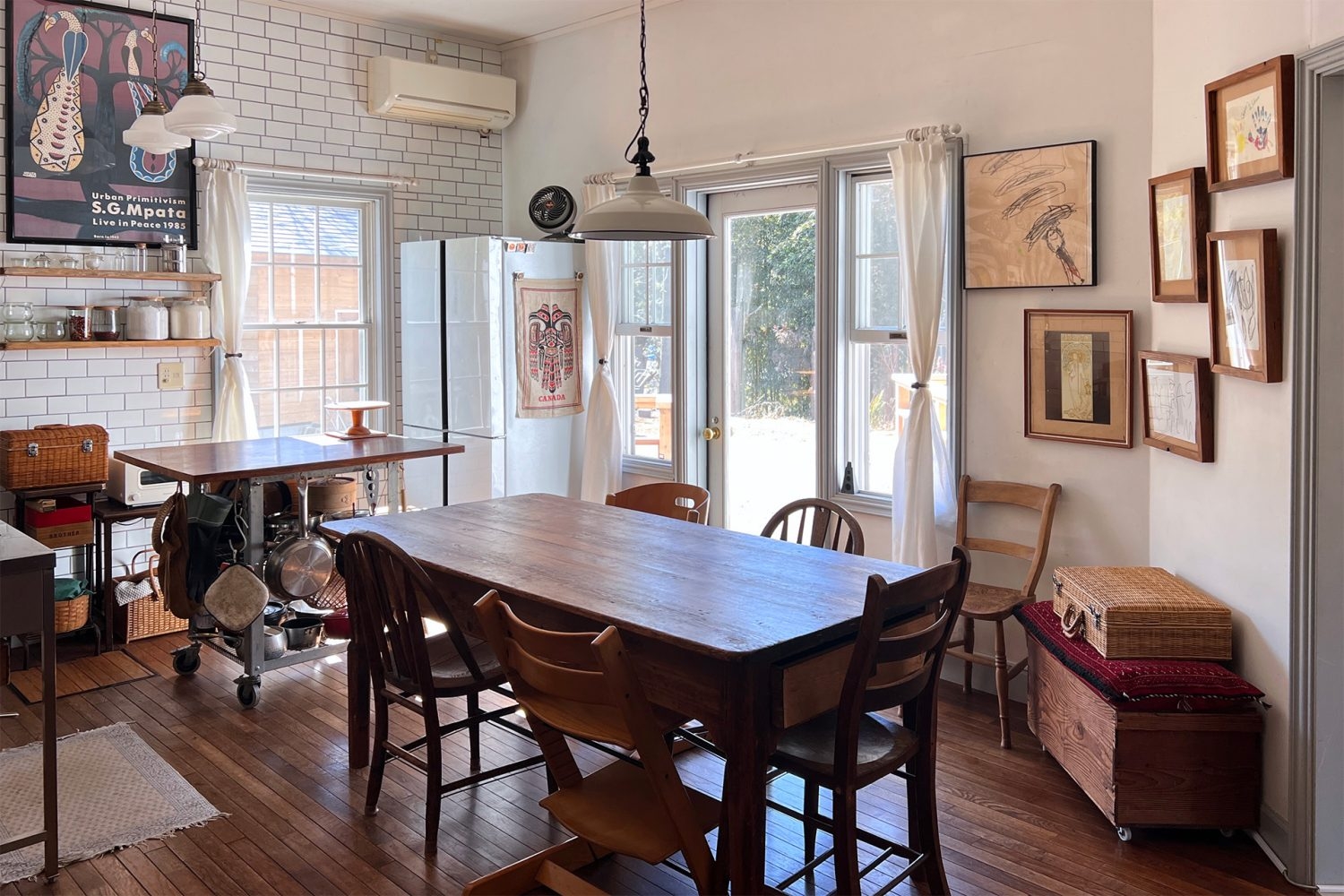 木製家具で構成されるあたたかなダイニング