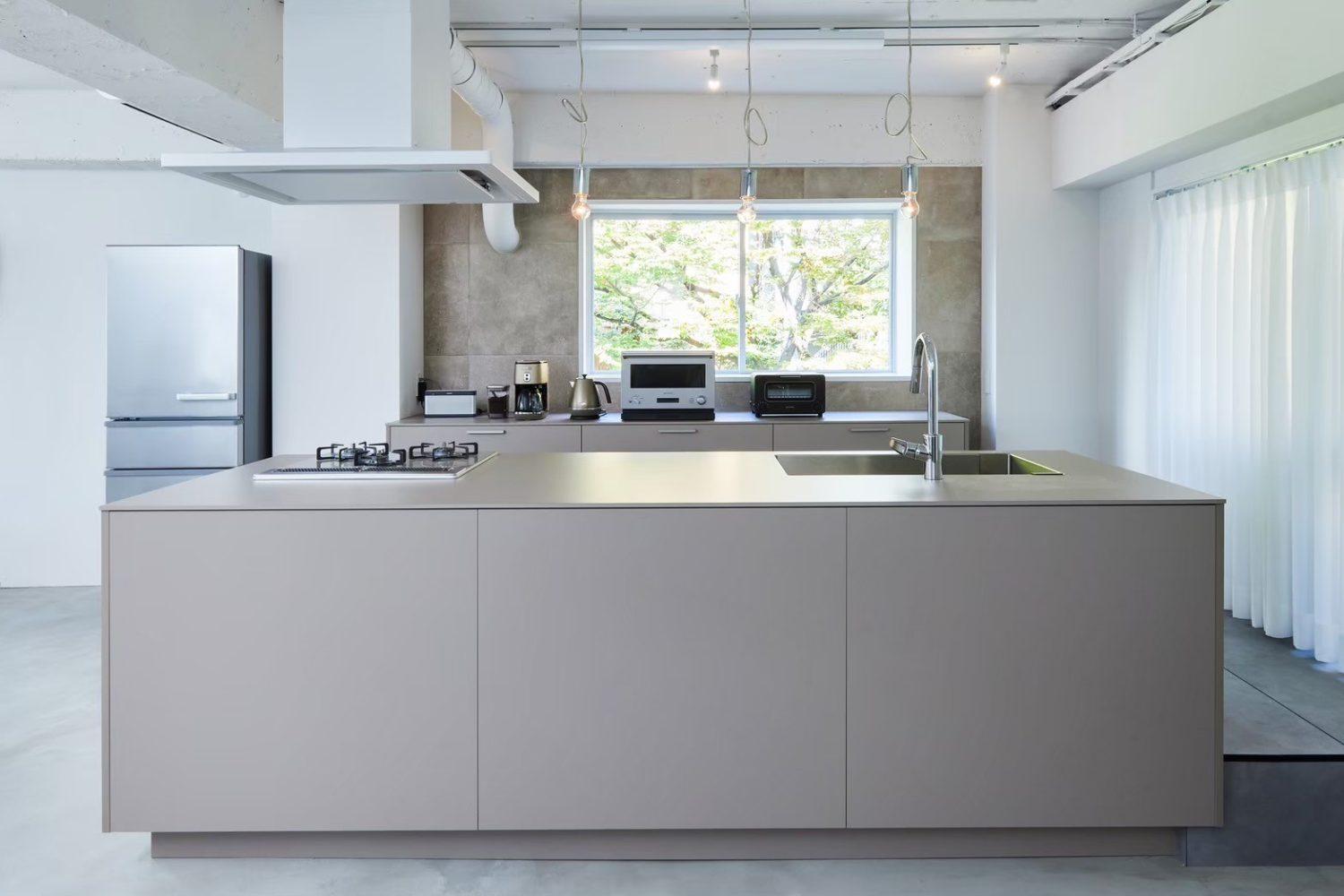 多様なアングルを生むアイランドキッチン