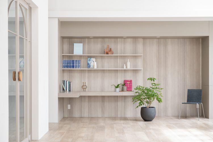 書斎やダイニングの一角として