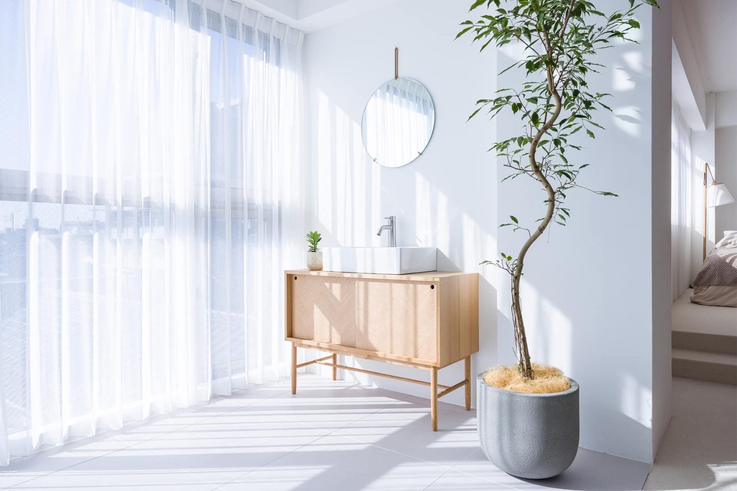 洗面台はダミー(移動・取外し可)