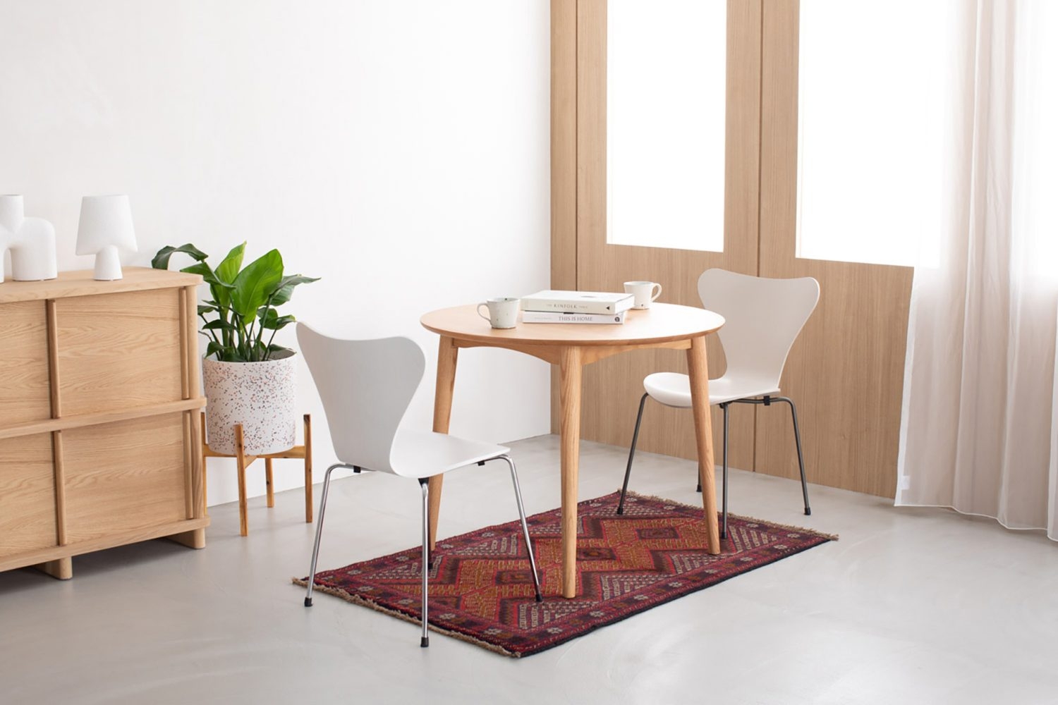 窓裏照明撮影イメージ