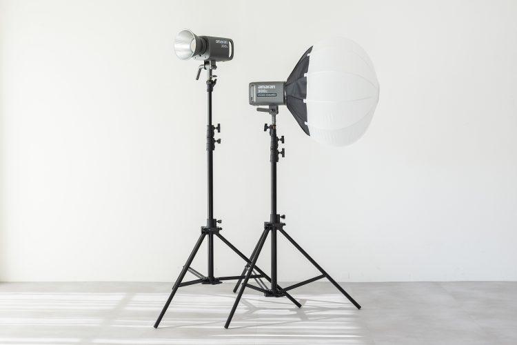 オプション:amaran 300C✕2(付属ランタン60)