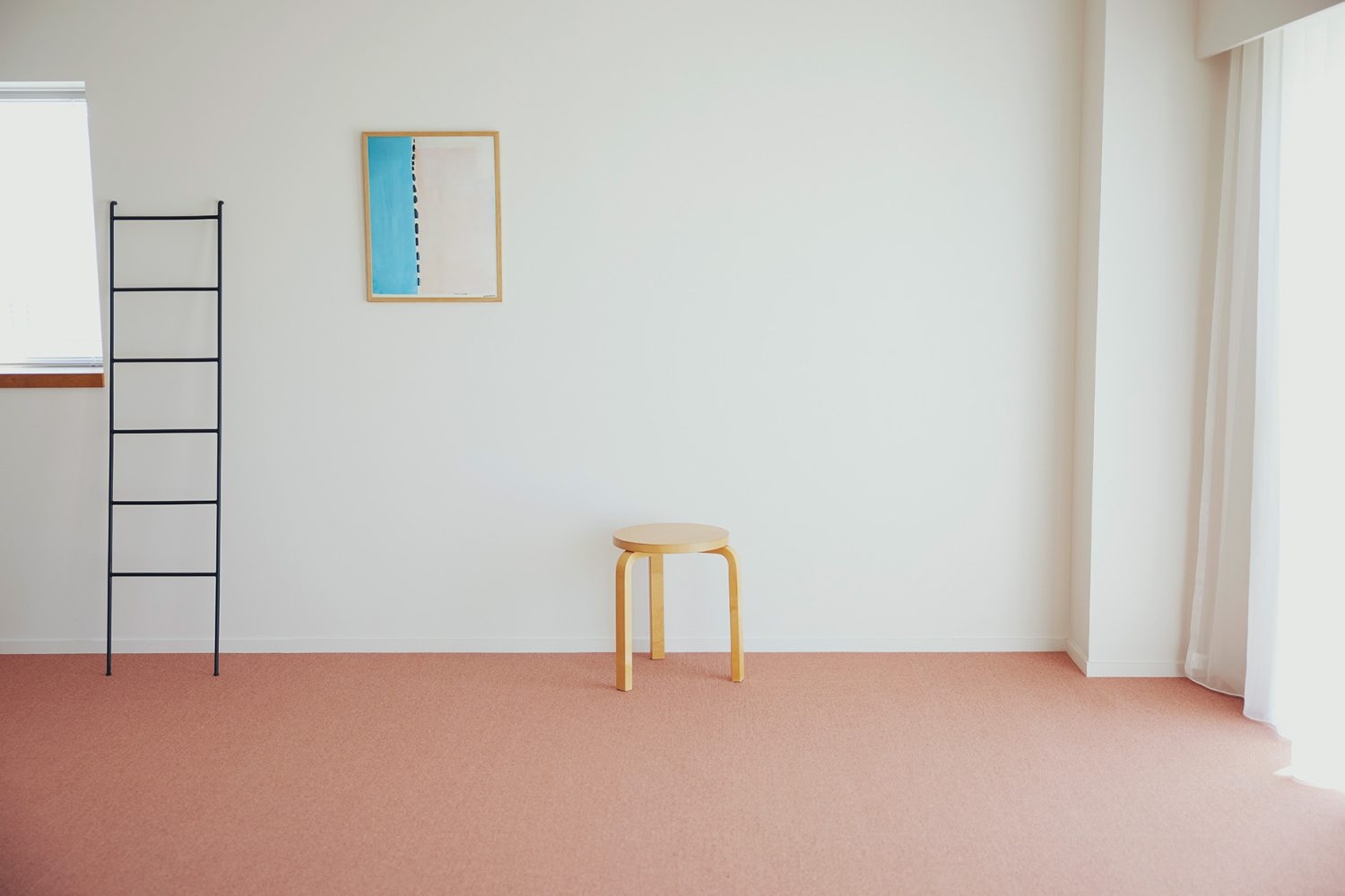 床を変更して可愛らしい印象に