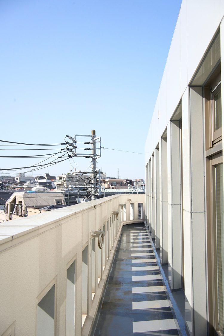 ベランダからのライティングも可