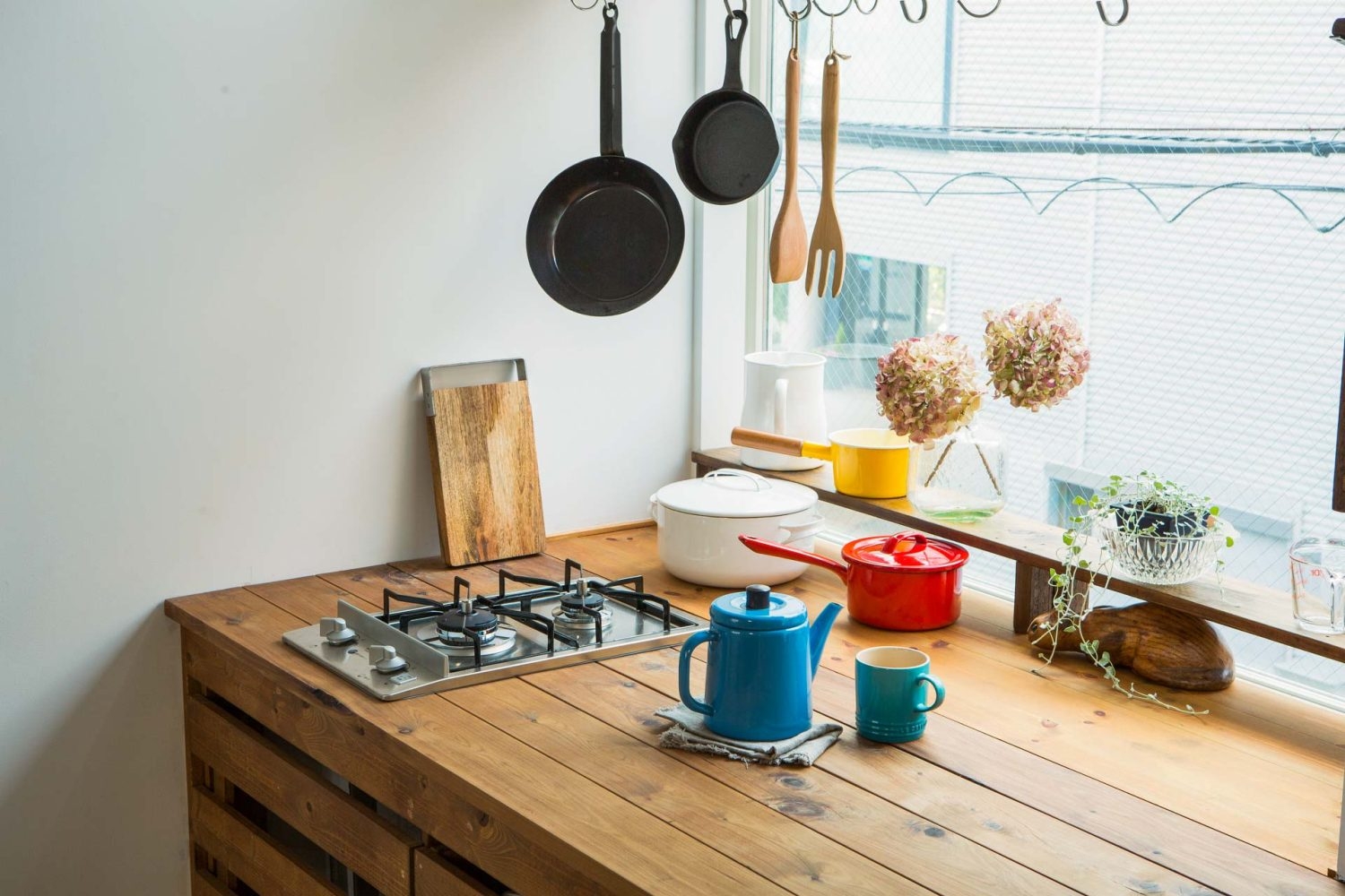 明るいキッチン