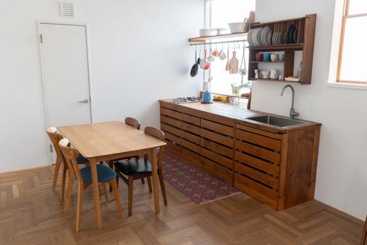 ゆとりあるキッチンダイニング