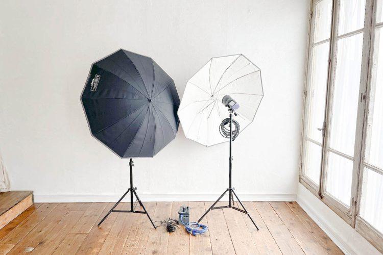 無料ストロボ 1台2灯1200w