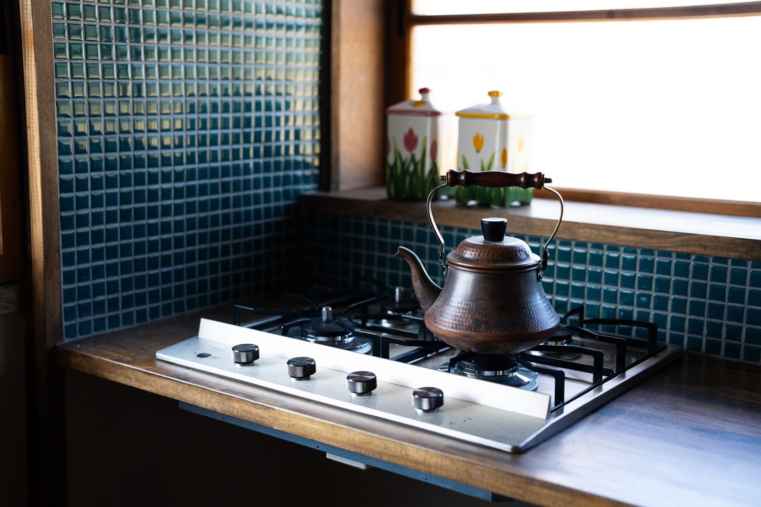 キッチン 4口コンロ