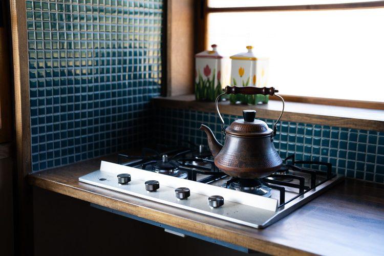 キッチン 4口コンロ