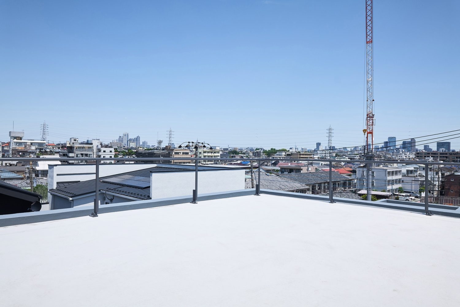 オプション:屋上 北東の景色(有料)