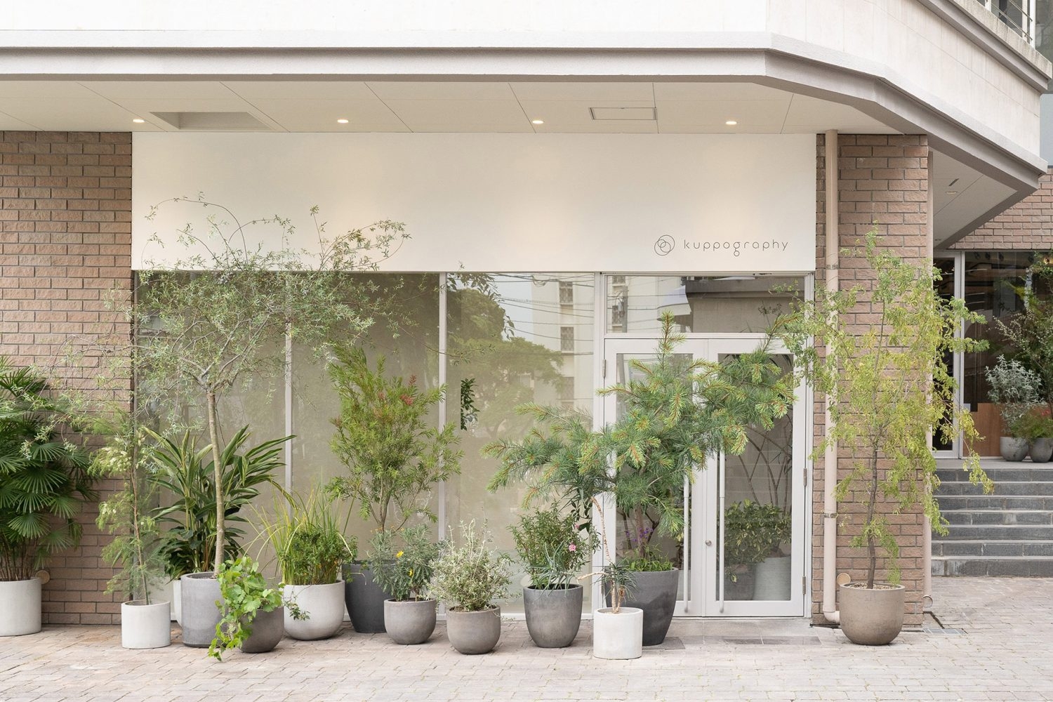 外観 / 種類豊富な植物が目印