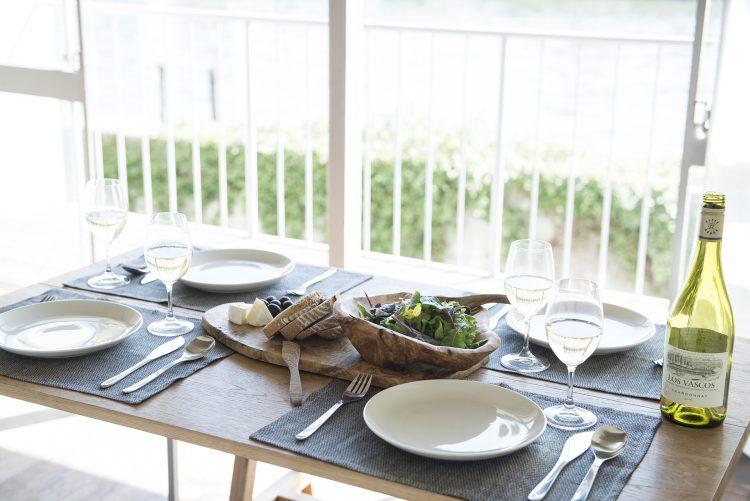 朝日が眩しいダイニング