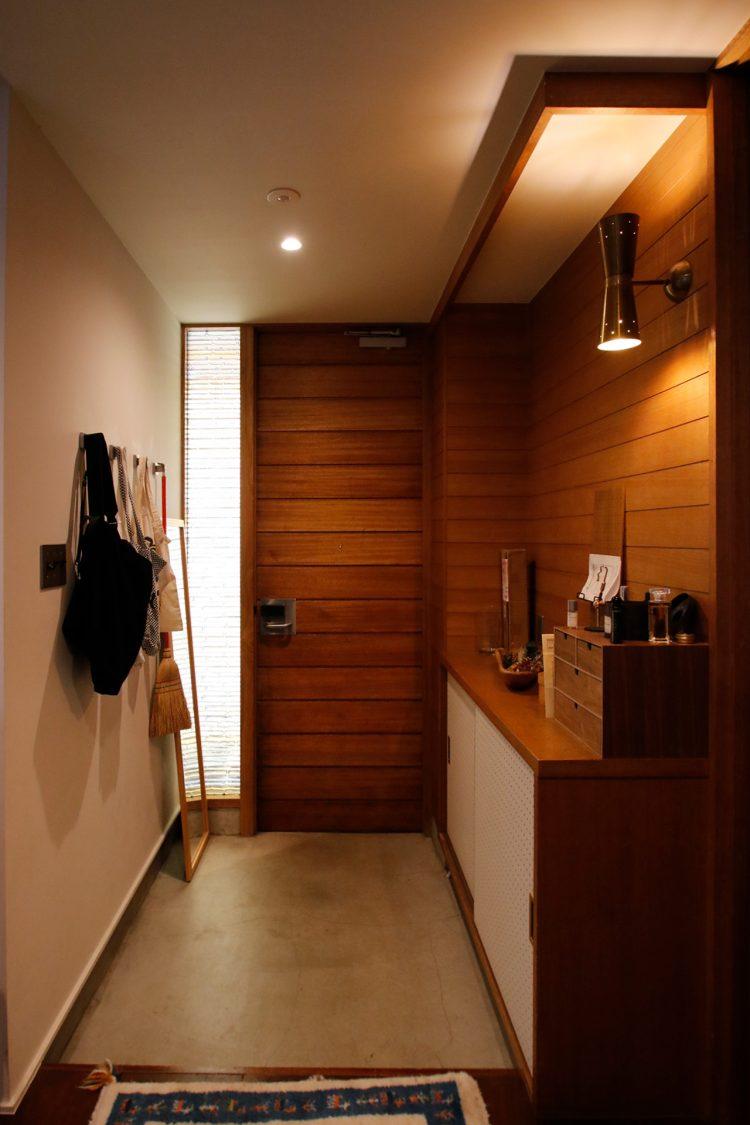 あたたかい雰囲気の玄関