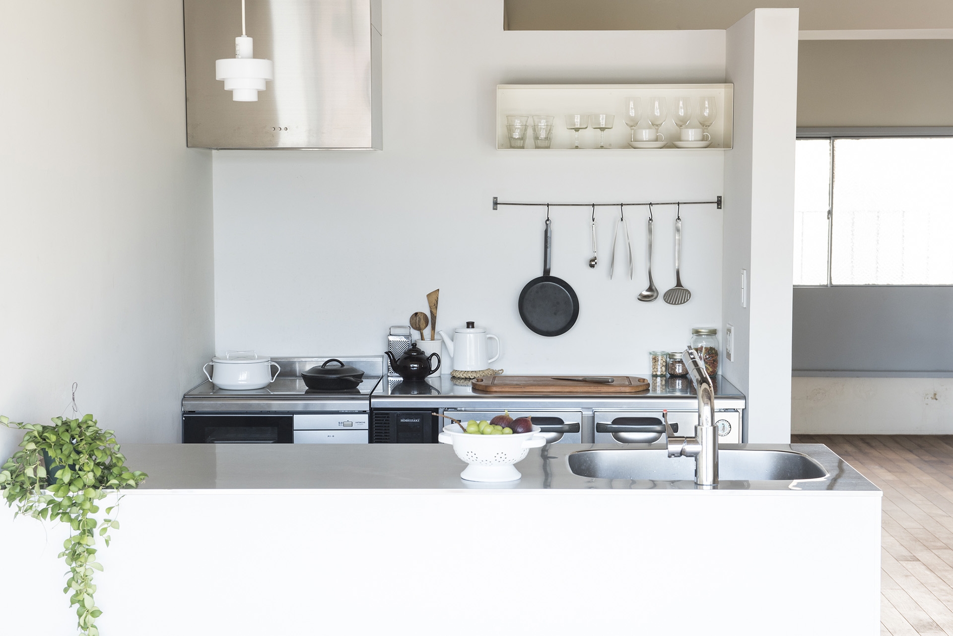 対面式のキッチン