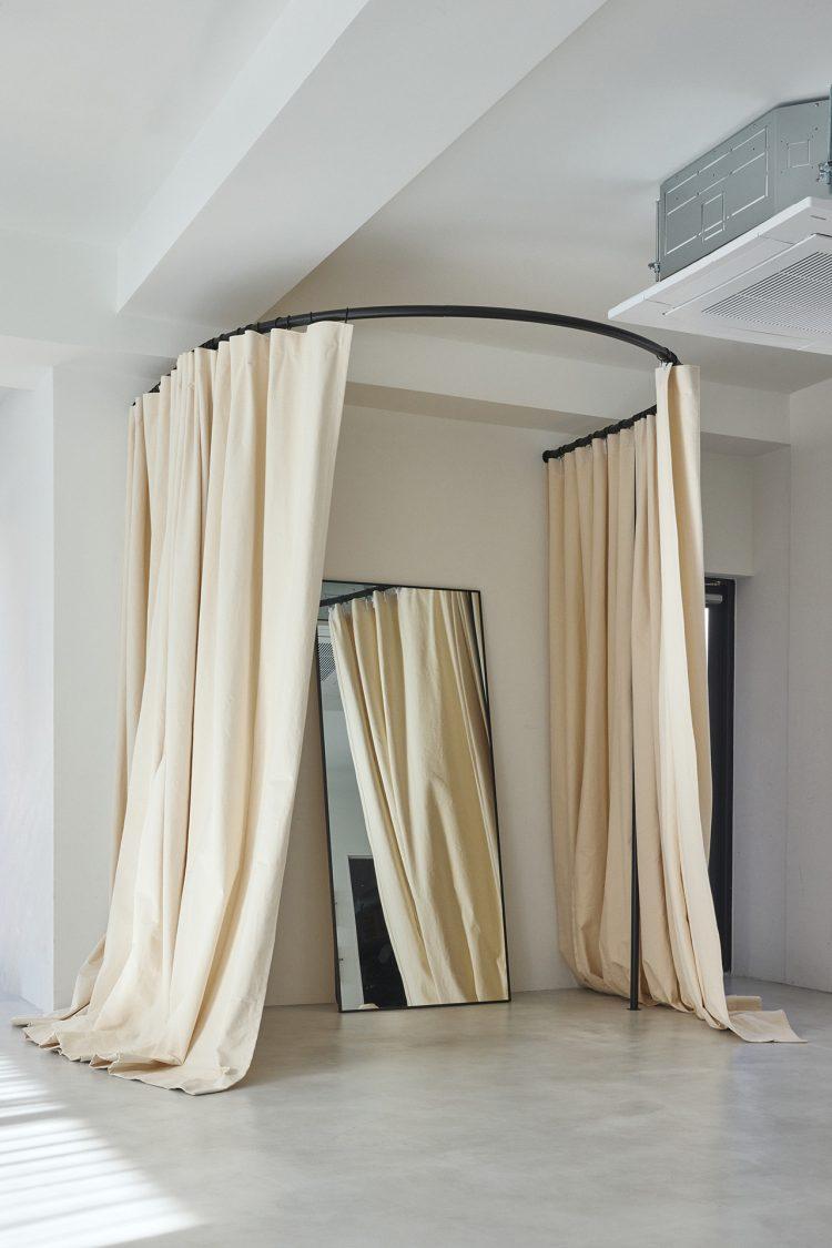 ゆとりのあるフィッティングスペース