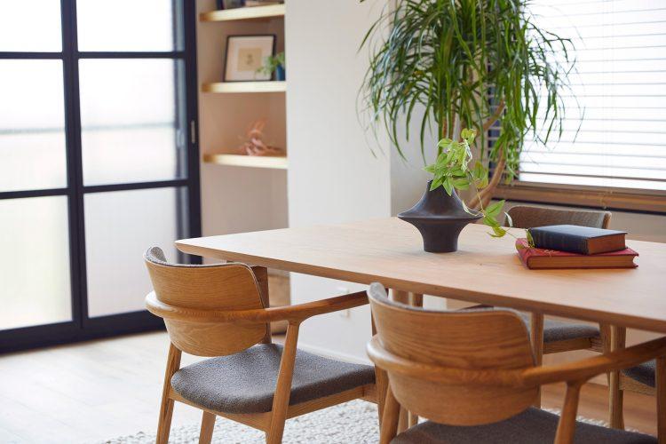 2面採光で明るい空間