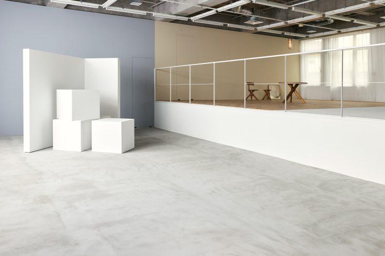 バリエーションのある白いキューブ