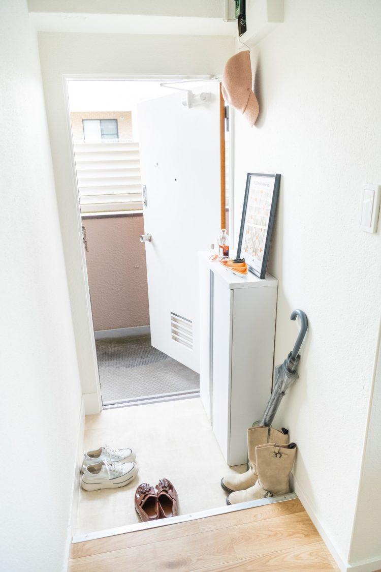 コンパクトな玄関