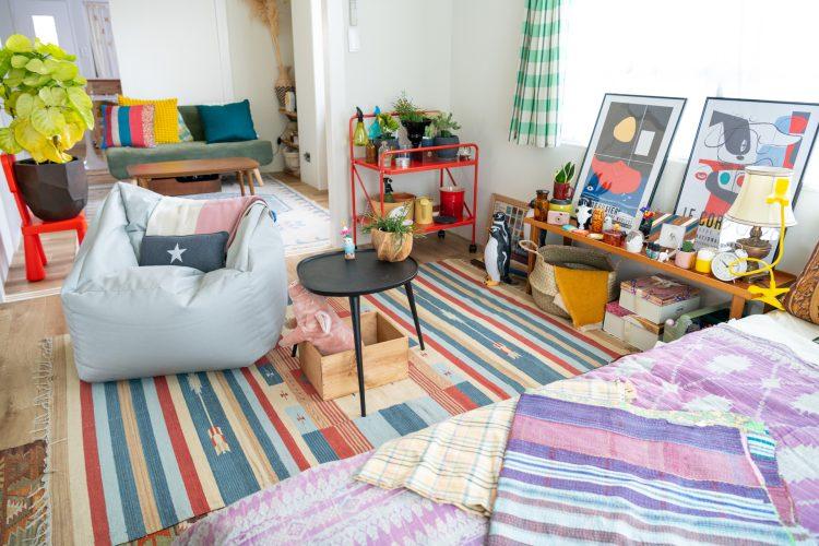 リビングとベッドルームの繋がり