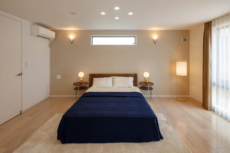 モダンテイストのベットルーム