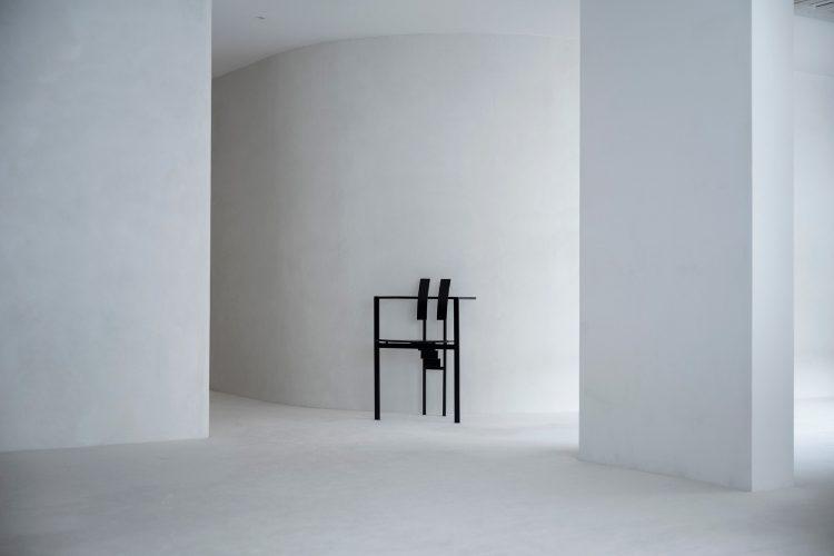 アール壁にK.F.Fosterのヴィンテージ