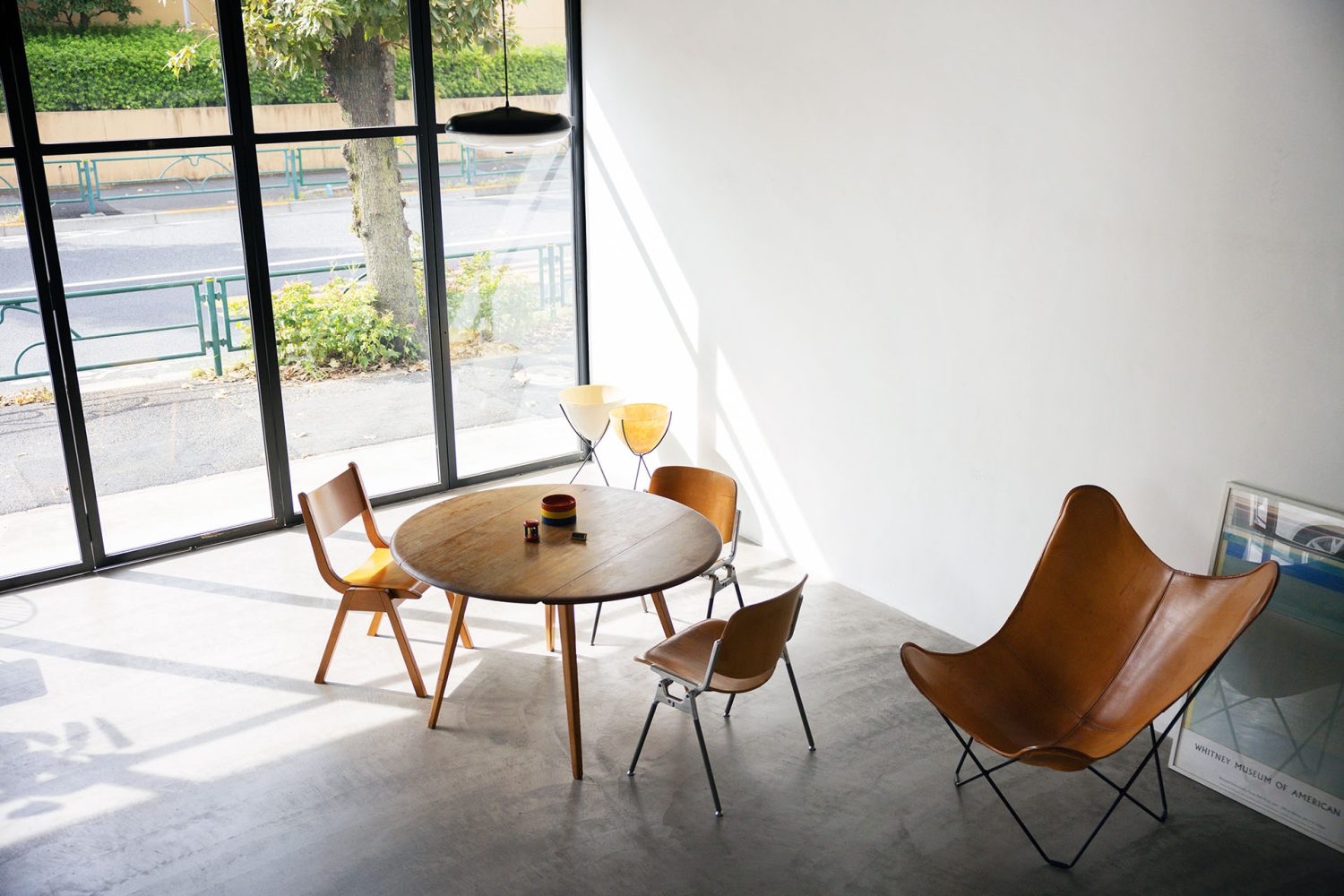 階段からの斜俯瞰撮影