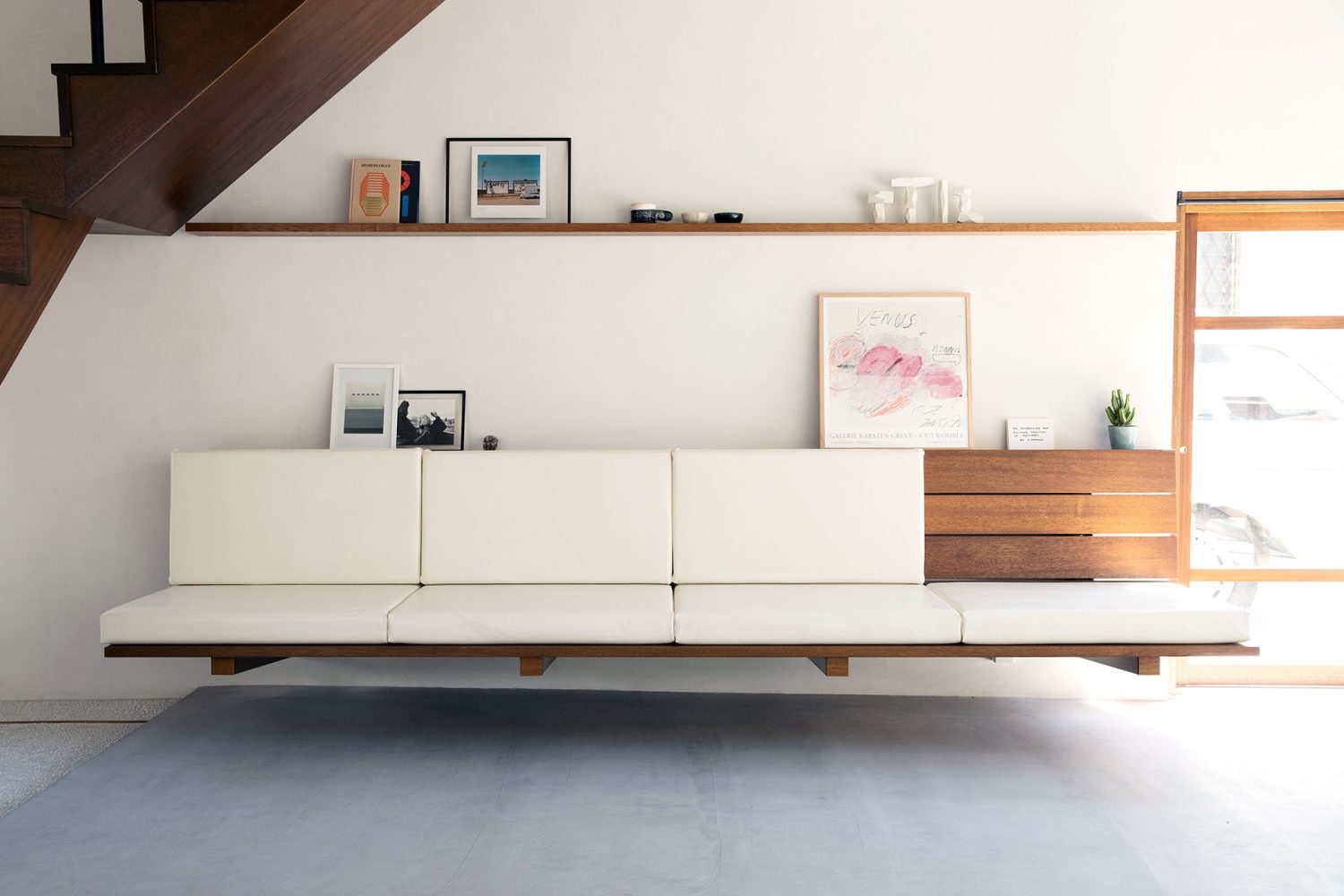 ベンチソファのクッションは取り外し可能