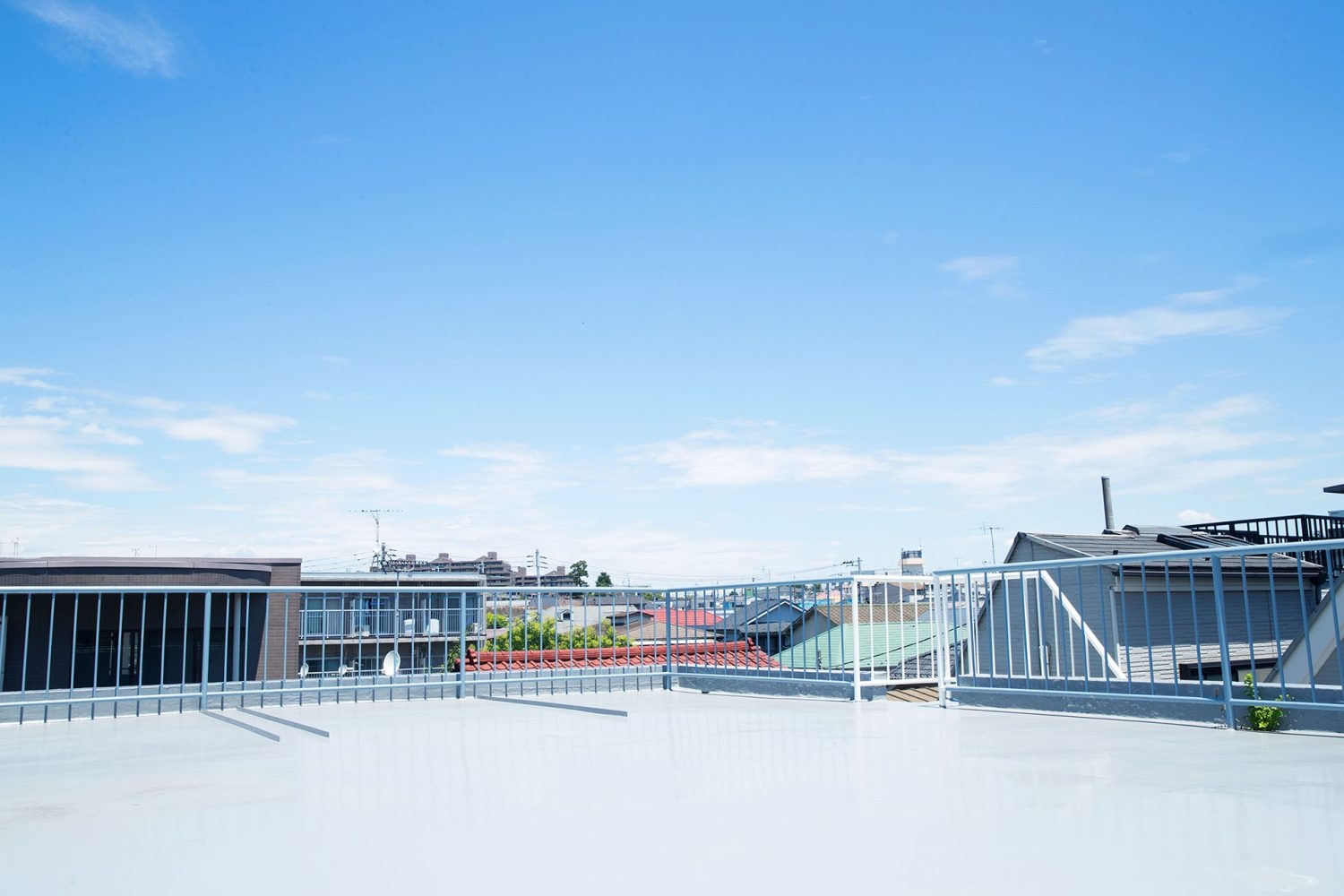開放的な屋上