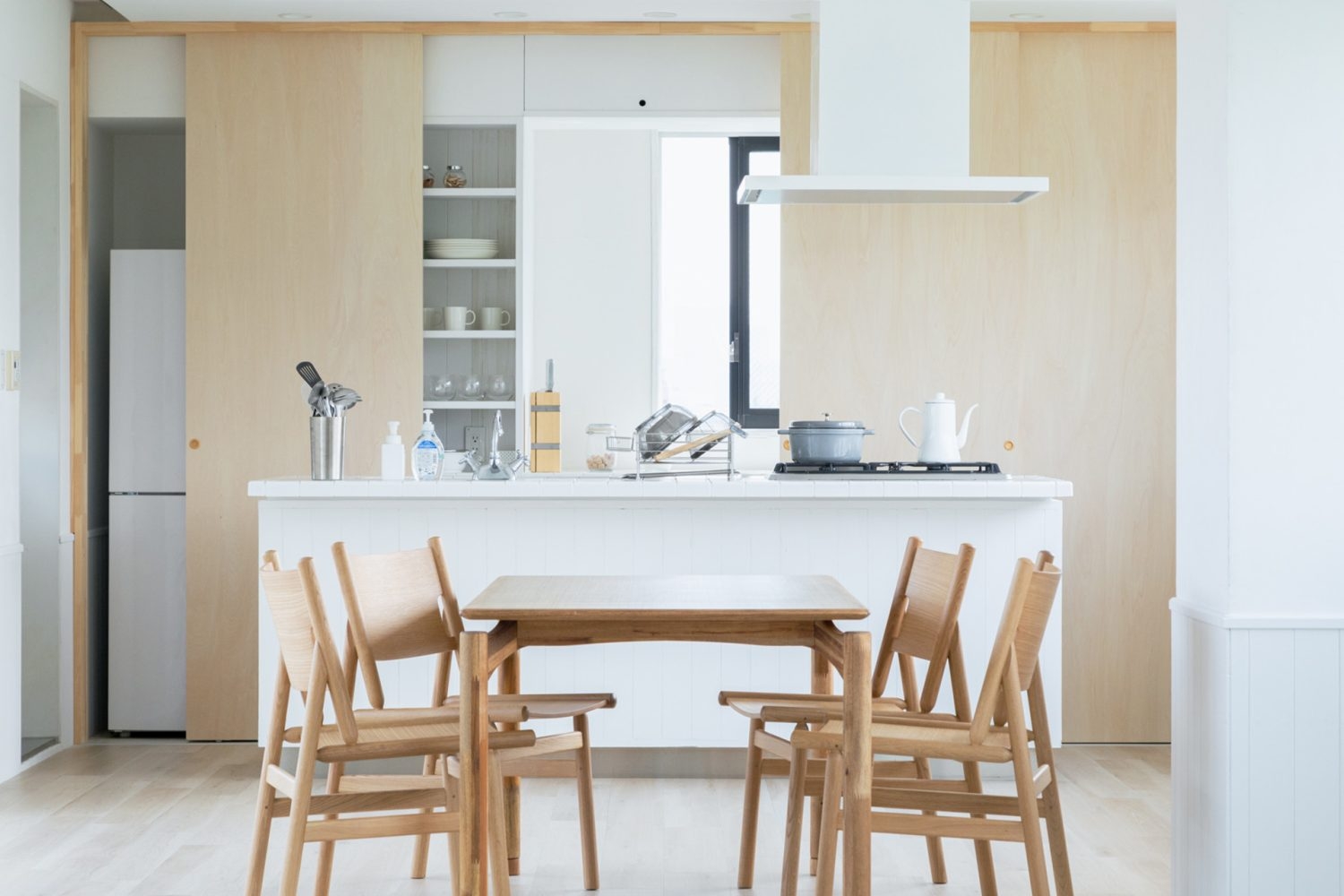 キッチンとダイニングのレイヤーで撮影可能