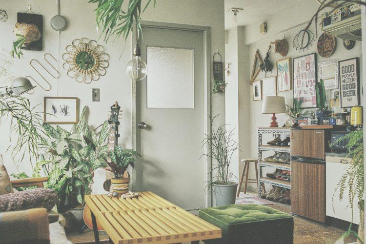 リビングからエントランスを見た風景