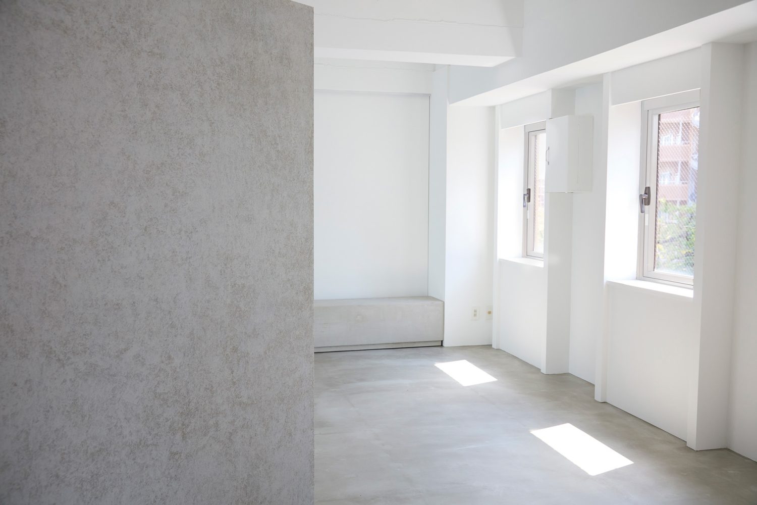 可動壁で奥行き感を演出