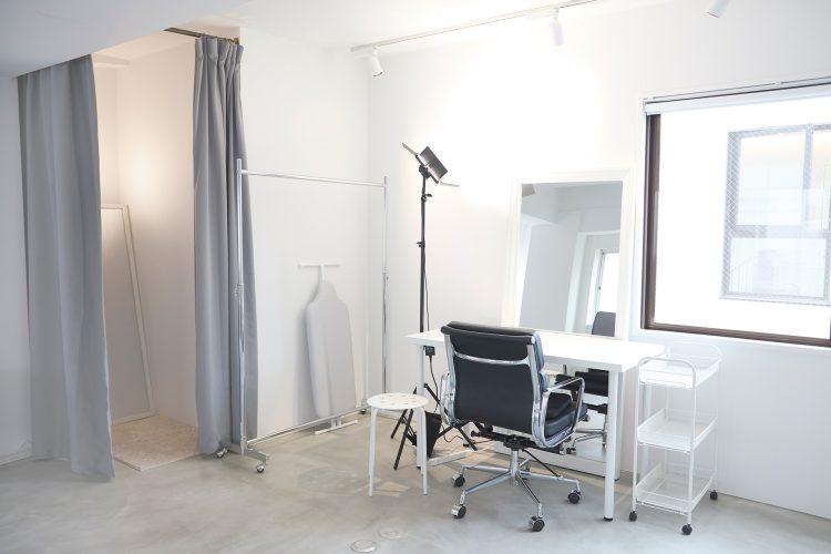 メイク&フィッティングスペース