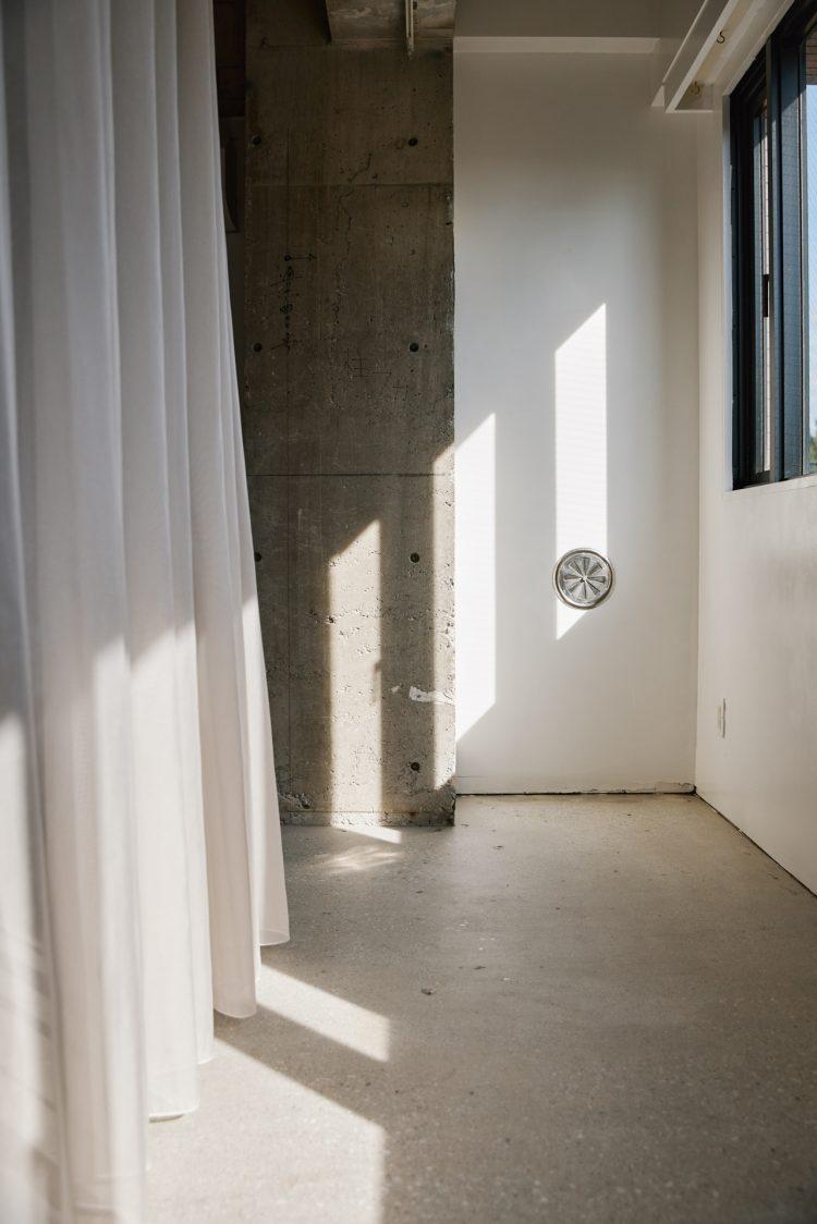 綺麗な自然光が入ります