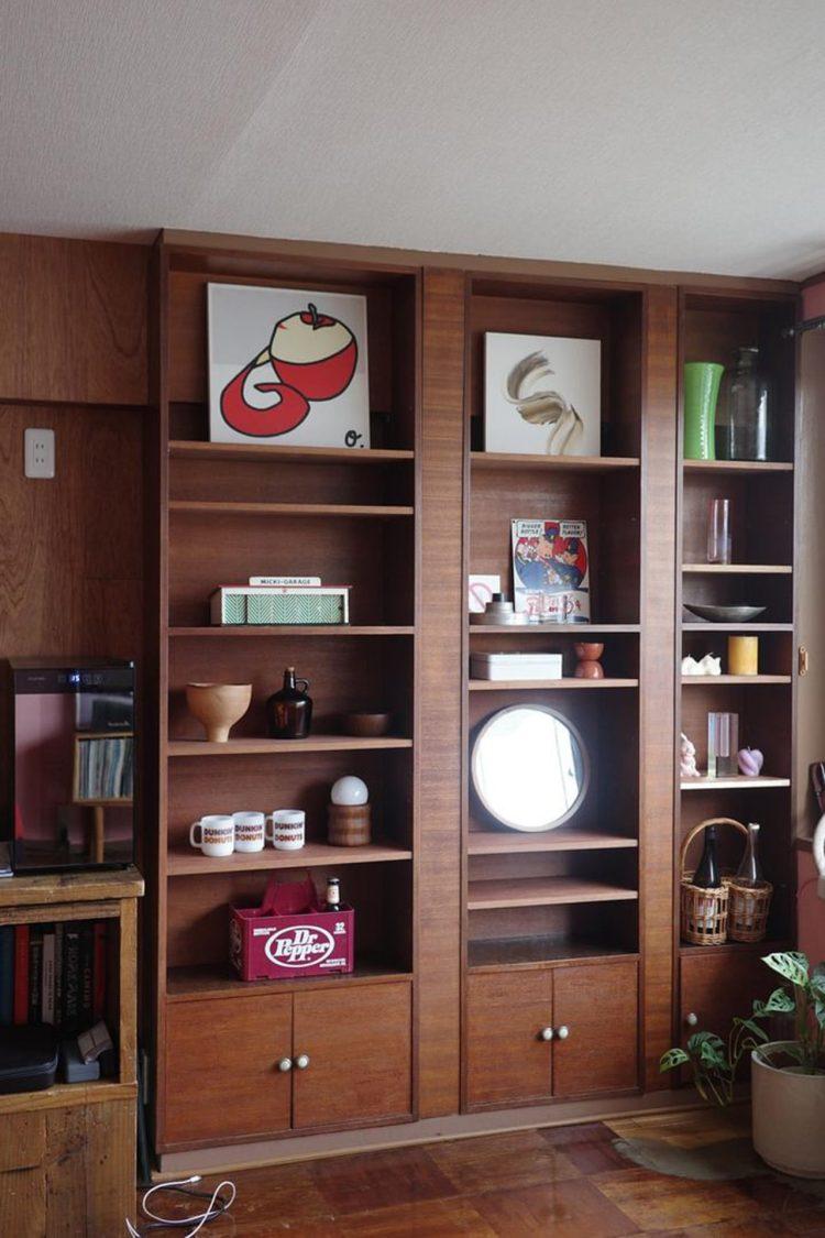 room1 / 可動棚仕様の造作棚