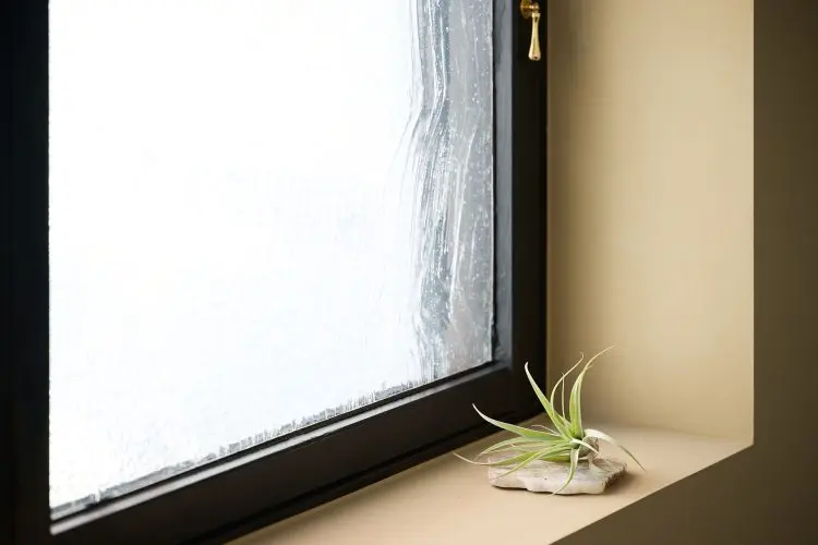 出窓になっているため窓際に物を置いて物撮影も