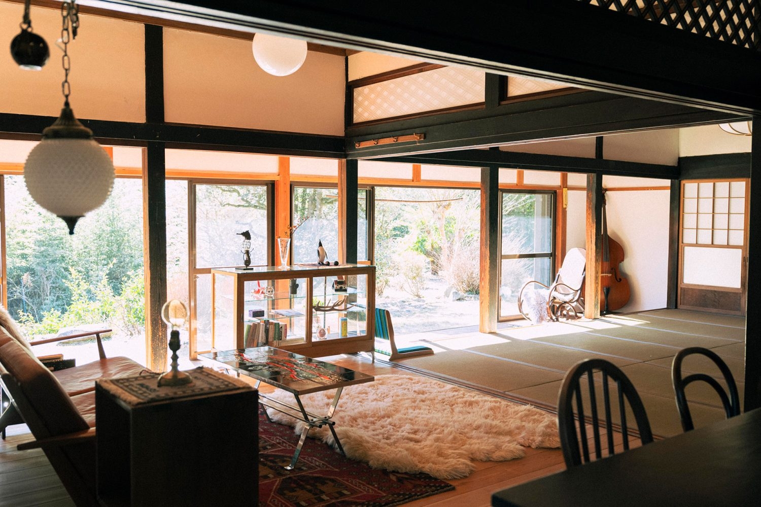 和洋折衷の室内