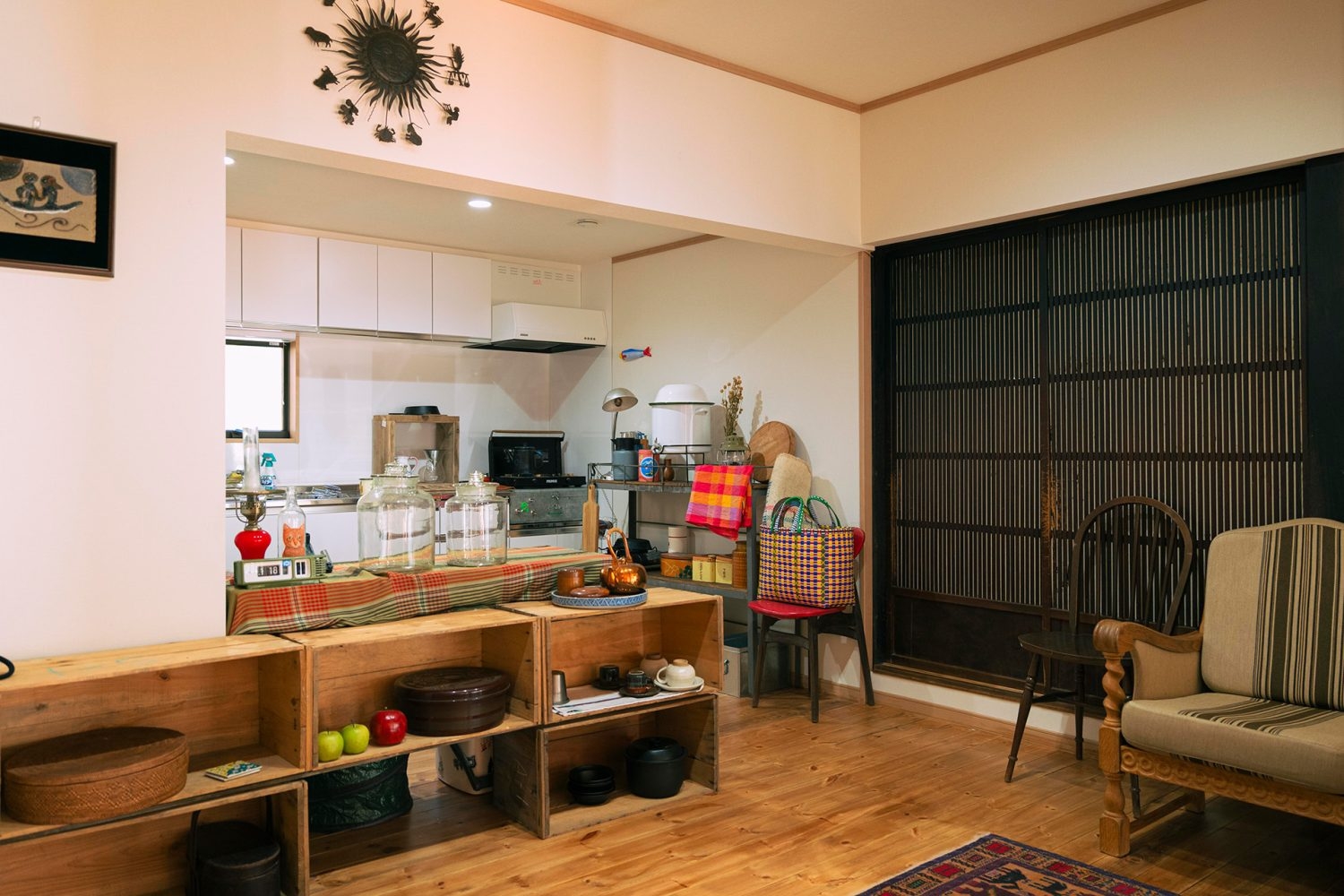 生活感が感じられるキッチン