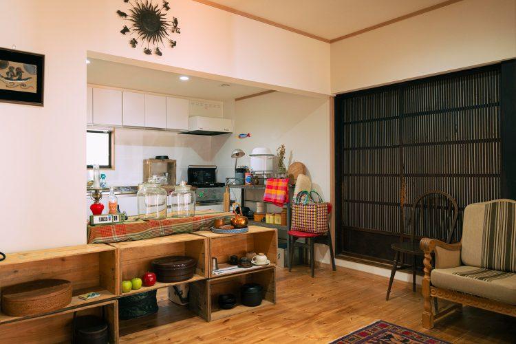 生活感が感じられるキッチン