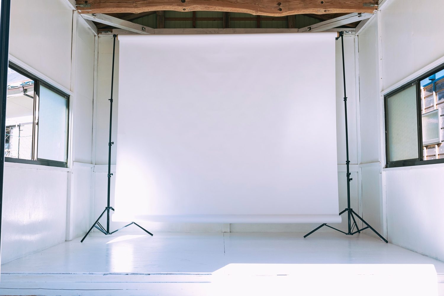 白箱の中ではペーパーの使用が可能