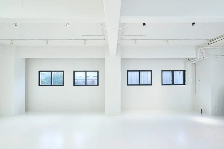 南側窓からも入る自然光