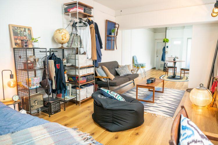 暮らしの流れをワンフロアで撮影可能